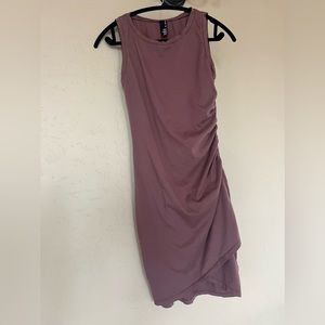 Bobi Los Angeles tee shirt dress, size Small, color is a light plum